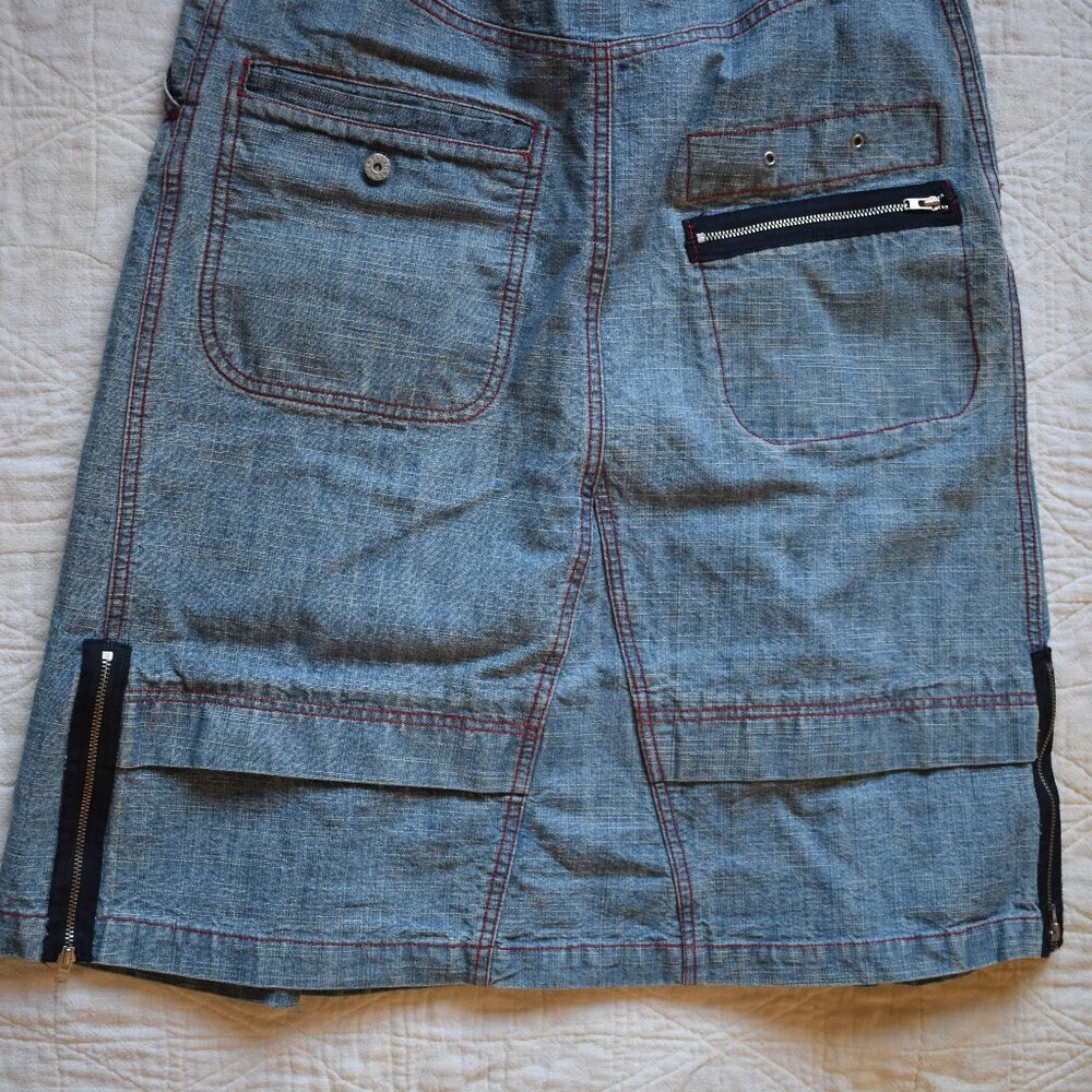 Embroidered Oilily Denim Skirt - Picture 6 of 10